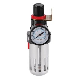 EXTOL PREMIUM levegőszűrő nyomásszabályozóval és manométerrel, max. 8 Bar, 1/4, max. 60°C, 90ml