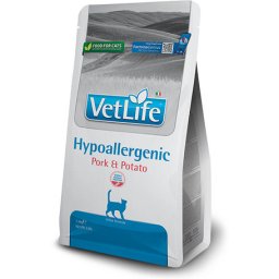 Vet Life Natural Diet Cat Hypoallergenic Pork & Potato 1.5kg
