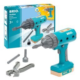 Brio 34600 Készítse el saját BRIO Builder szerszámát az akkumulátoros csavarhúzóval