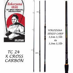 SILSTAR SY66395 YOKOZUNA SENZO CARP 3/3,5, horgász bojlis bot