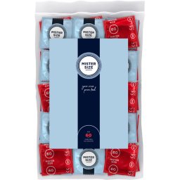 Mister Size - 60 - 100 db egyedi méretű, extra vékony óvszer (60 mm)