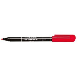 Marker Centropen 2846 tartós piros hengeres hegy 1mm