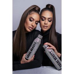 Las Vegas dupla falú, rozsdamentes, acél termosz - Ezüst/fekete - 480 ml