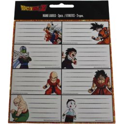 Dragon Ball füzetcímke 16 darabos Nr1
