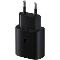 Samsung utazási töltő EP-TA800XBE, gyorstöltés 25W, USB-C kábel, fekete