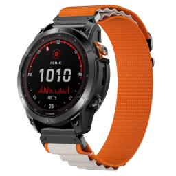 PROTEMIO Alpine szíj okosórákhoz, szélessége 22 mm bézs-narancssárga