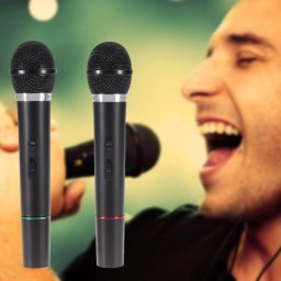 Karaoke szett 2 db mikrofonnal (vezetk nlkli)