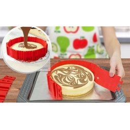 Vltoztathat alak szilikon tortaforma