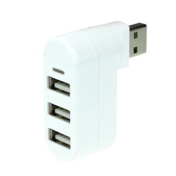 3 Portos USB 2.0 HUB forgathat fejjel