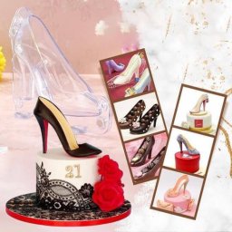 Magassark tortadsz forma, fondant, csokold forma