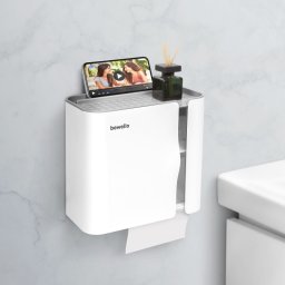 Bewello WC-papr tart szekrny - fehr - 248 x 130 x 230 mm