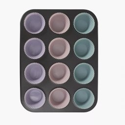 Muffin sttlca, stlap + 12 db szilikon forma