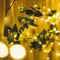 100 LED 8 programos beltri mikroledes fnyfzr karcsonyfra 11,5 mter - melegfehr
