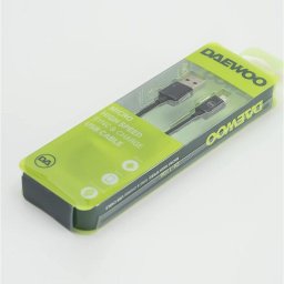 Daewoo microUSB kbel, 1 mter, fekete