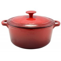 Zomncozott ntttvas lbas 26cm, 5,2l piros