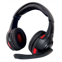 Esperanza Gaming fejhallgat mikrofonnal fekete/piros