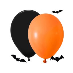 Halloween lufi szett fekete narancssrga 20 darab