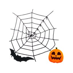 Mestersges nagy pkhl fekete halloween dekorci