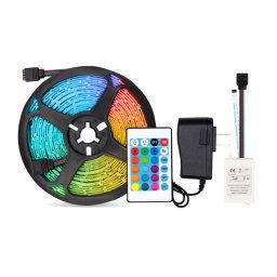 5mteres RGB led szalag tppal s tvrnyitval