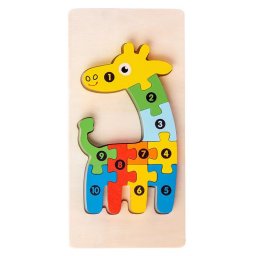3D-s Montessori fa puzzle jtk