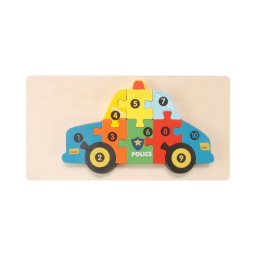 3D-s Montessori fa puzzle jtk