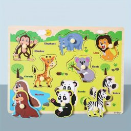 Montessori fejleszt fa puzzle jtk