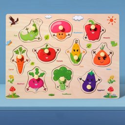 Montessori fejleszt fa puzzle jtk