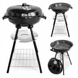 Kerti grill vdvel s hamutlcval - BBQ st kerti hasznlatra, fedllel s hamuzskkal
