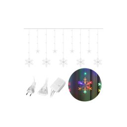 Karcsonyi fnyfzr hpelyhek csillagok fggny 138 LED-vel