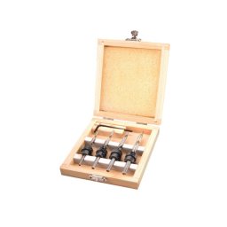 EXTOL CRAFT fafr klt. 4db, sllyesztvel (konfirmtor csavar elfr) 3-4-5-6mm, hossz 76-94mm, fa dobozban