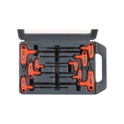 EXTOL PREMIUM torx kulcs klt., 9db ; CV., gumrozott T-nyel, T10100, T15100, T20100, T25150, T27150, T30150, T40150, T45