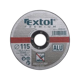 EXTOL PREMIUM vgkorong alumniumhoz, szrke; 1151,022,2mm, max 13300 ford/perc
