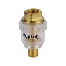 EXTOL PREMIUM mini levegolajz, max. 6,2 Bar, 1/4, max. 60C, 15ml