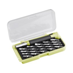 EXTOL CRAFT rs csavarhz klt. 22 db C.V. bitekkel; lapos 1,5-3mm, PH000-PH1, PZ0-PZ1, imbusz: 1,5-3mm, torx: T6-20
