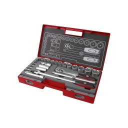 FORTUM dugkulcs klt. 1/2', 27db, 61CrV5 mattkrm; FORTUM