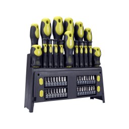 EXTOL CRAFT csavarhz klt. 49 db, CrV, mgneses, 4db lapos + 4 db PH + 8 db rs csavarhz + BIT-ek, ma. tartllvny, bliszt