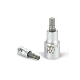 FORTUM bitdugfej, imbusz, 1/2', 61CrV5/S2, mattkrm; 6mm (HX6), 55mm FORTUM