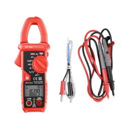 EXTOL PREMIUM lakatfog s digitlis multimter; Amper/Volt/Ohm mr, hangjelz funkcival, CE, 2 db 1,5V AAA elem