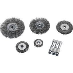 EXTOL CRAFT drtcsiszol krkefe kszlet; 6mm-es csap, 25-38-50-63-75mm
