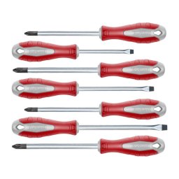 FORTUM csavarhz klt., 7db; lapos: 375, 5100, 6125mm, PH1100, PH2125, PZ1100, PZ2125, CV. mgneses, papr doboz