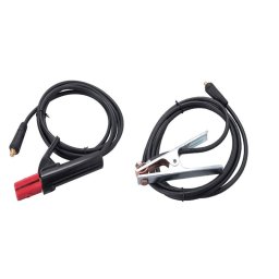EXTOL INDUSTRIAL munkakbel elektrdafogval + fldelkbel csipesszel, 8796012 inverterhez, 200 A, 3 m, 25 mm2, MMA hegesztshe
