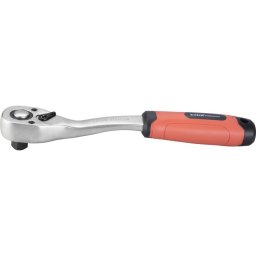 EXTOL PREMIUM racsnis hajtkar, CV., 45 fog, hajltott szr, csszsgtl TPR markolat; 1/4', 153 mm