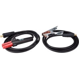 hegeszt kbelpr, fldelkbel csipesszel + munkakbel elektrdafogval, 160A, 5m, 25mm2, csatlakoz: 10-25