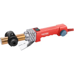 EXTOL PRMIUM manyagcs hegeszt gp, 1070W, cserlhet fejek:16-20-25-32mm, 240-300C, pontossg: +/-1C
