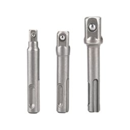 EXTOL PREMIUM dugkulcs adapter kszlet 3db-os; 1/4 - 3/8 - 1/2, befogs: SDS Plus, Cr.V.