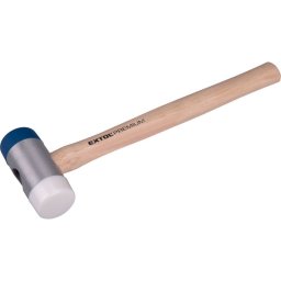EXTOL PREMIUM gumikalapcs (illeszt kalapcs) fa nyllel, cserlhet gumi fejek; 40 mm, 32 cm