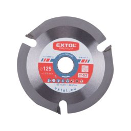 EXTOL PREMIUM krfrszlap, kemnyfmlapks, 12522,2mm(lyuk tm), T3; 4,0 mm lapkaszlessg, max. 12.000 ford/perc
