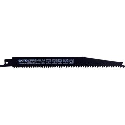 EXTOL PREMIUM szablyafrszlap klt., 3db, Bosch befogs, 200 mm, 6-10 TPI, HCS, fhoz, manyaghoz