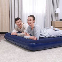 Bestway Felfjhat matrac - ktszemlyes, velr - kk - 203 x 152 x 22 cm