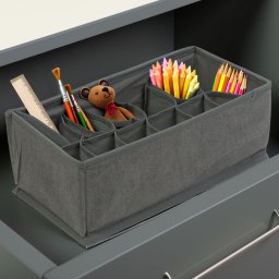 Bewello Szvet troldoboz - 32 x 16 x 11 cm - 12 zseb - szrke